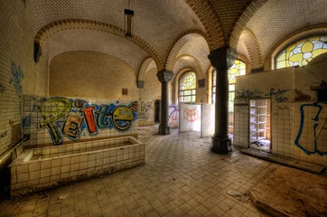 Papier peint adhésif Ancien hôpital Beelitz Beelitzer Frauenbad