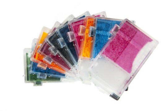 Colorful Empty Inkjet Printer Ink Cartridges