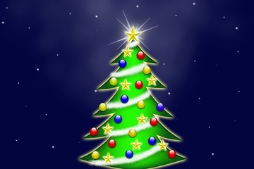 Fototapeta premium Weihnachtsbaum