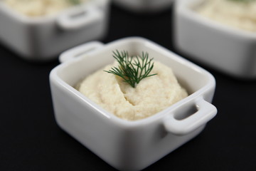Mini ramequin de purée de céleri