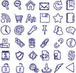 Symbole - Kugelschreiber-SKizzen