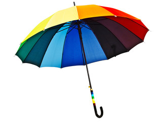 multicolored umbrella