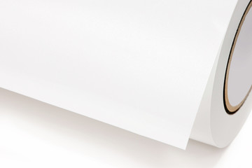 Nahaufnahme einer Rolle Druckpapier