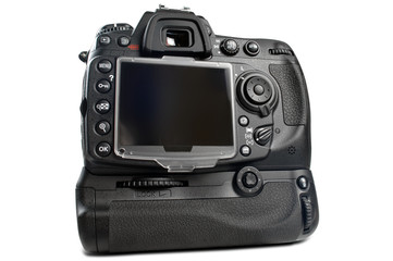 le dos d'un appareil photo numérique