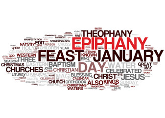 epiphany word collage