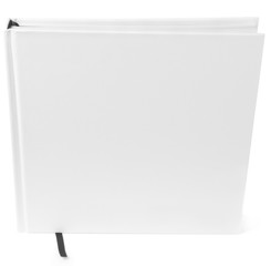 White book isolated on white background
