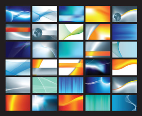corporate business card set 2