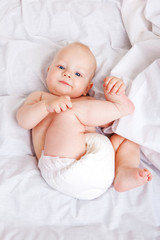 Baby in diaper