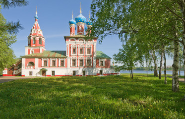 Beautiful church in forest