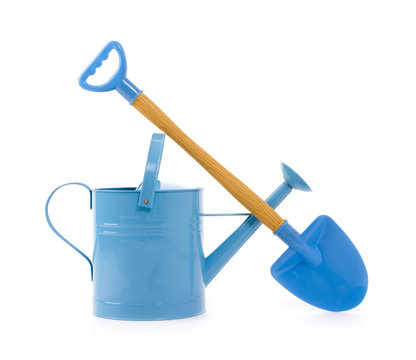 blue gardening set