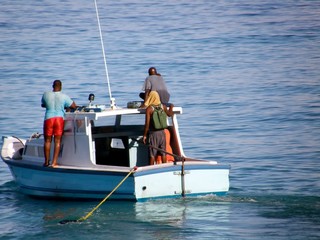 pêcheurs en mer