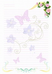 rose diary page