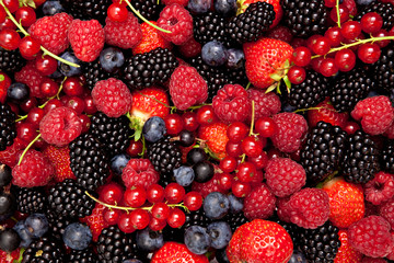 variety of fresh berries