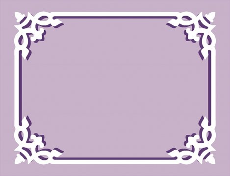 Ornament border gothic