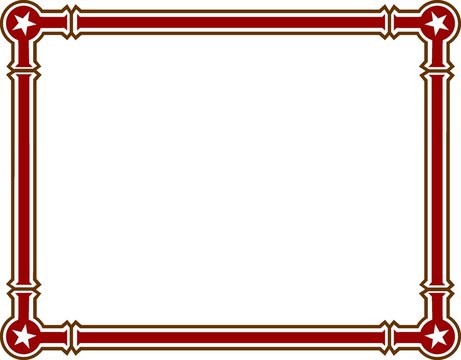 Ornament border star