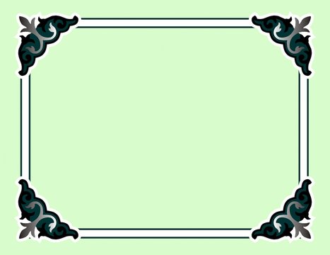 Ornament border ornament