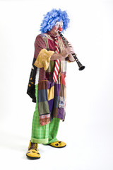 clown and clarinet