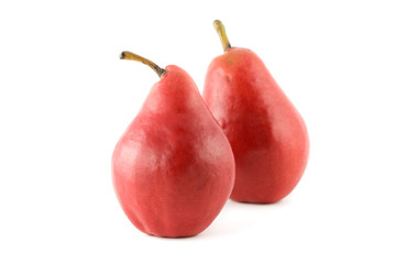 Pears isolated on white