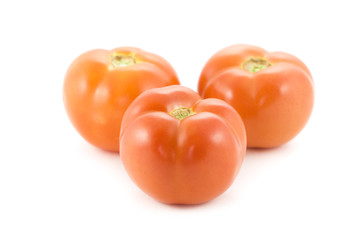 tomatoes isolated on white