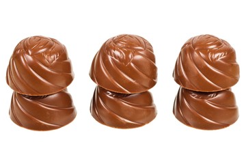 Chocolate in a box - a sweet background