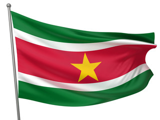 Suriname National Flag