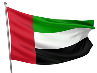 Obraz premium United Arab Emirates National Flag