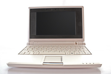 Laptop isolated on the white background