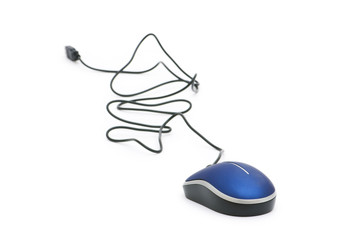 Computer mouse isolated on the white background