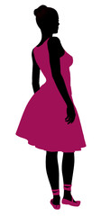 Female Ballerina Silhouette