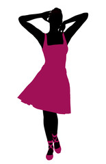Female Ballerina Silhouette