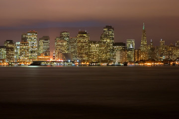 Fototapeta na wymiar San Francisco at night