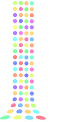 Colorful dots abstract background