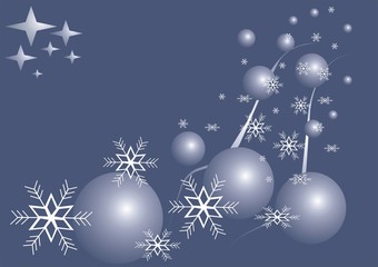 śnieg kartka świąteczna