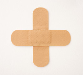 Plaster first aid cross