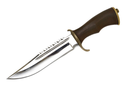 hunter knife isolated