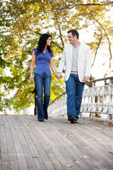 Couple Walk Bridge