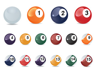 pool balls