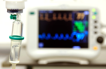 Infusion mit Monitor