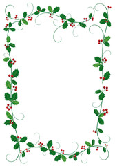 Guirlande de houx légère