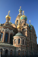 Fototapeta na wymiar Savior on Spilled Blood, Saint Petersburg, Russia.