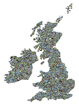 United Kingdom photo map with 2389 pictures