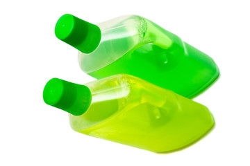 two bottles of cleaner