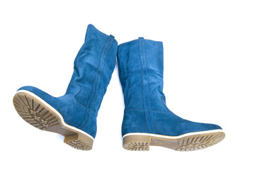 Dark blue boots