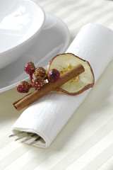 Christmas table decoration