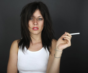 Woman with a Smoke