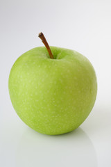 green apple isolated on white