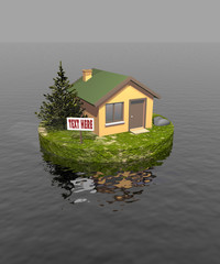 Island for a little house