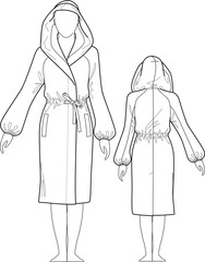 Dressing gown female