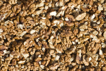 Bunch of walnuts.