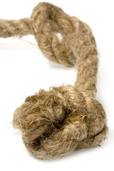 Variants of the rope isolated on white